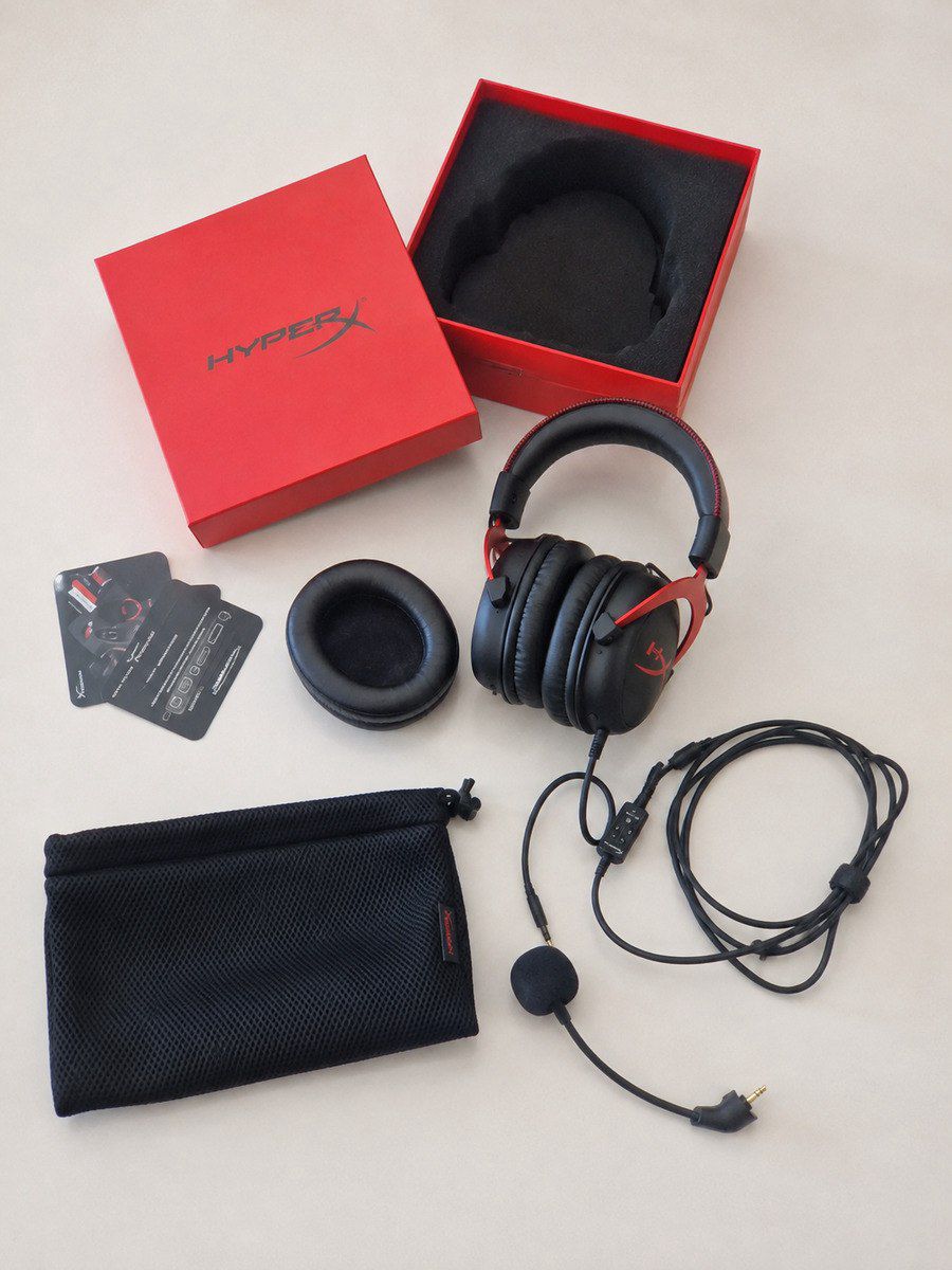 HyperX Cloud II Pro gaming qulaqlıq – qutu və aksesuarlarla — Elektronika, Gəncə (6)