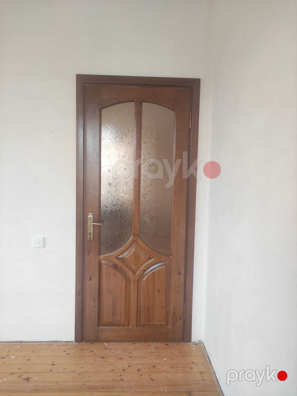 Taxta məbəldən qapı dəsti - Material: təbii ağac (rəng: qəhvəyi) — Pəncərələr, qapılar, balkonlar, Digah (5)