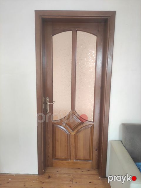 Taxta məbəldən qapı dəsti - Material: təbii ağac (rəng: qəhvəyi) — Digah