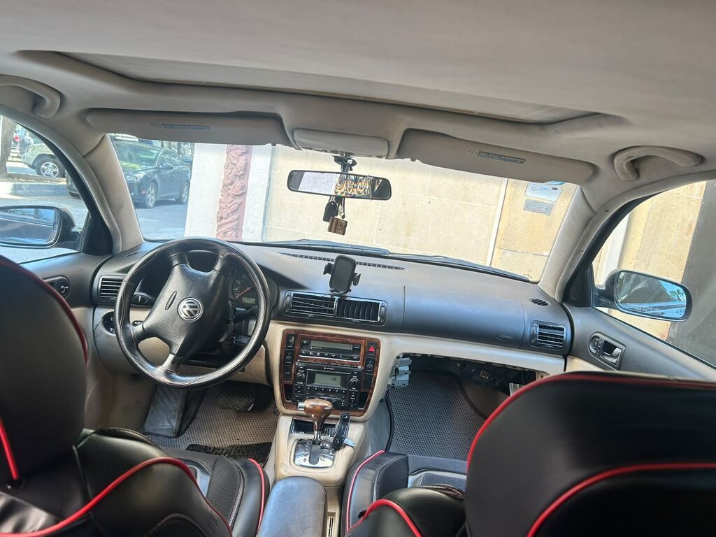Volkswagen Passat B5, sedan kuzov, qara rəng. Mator yeni dəyişilib — Avto, Bakı (10)