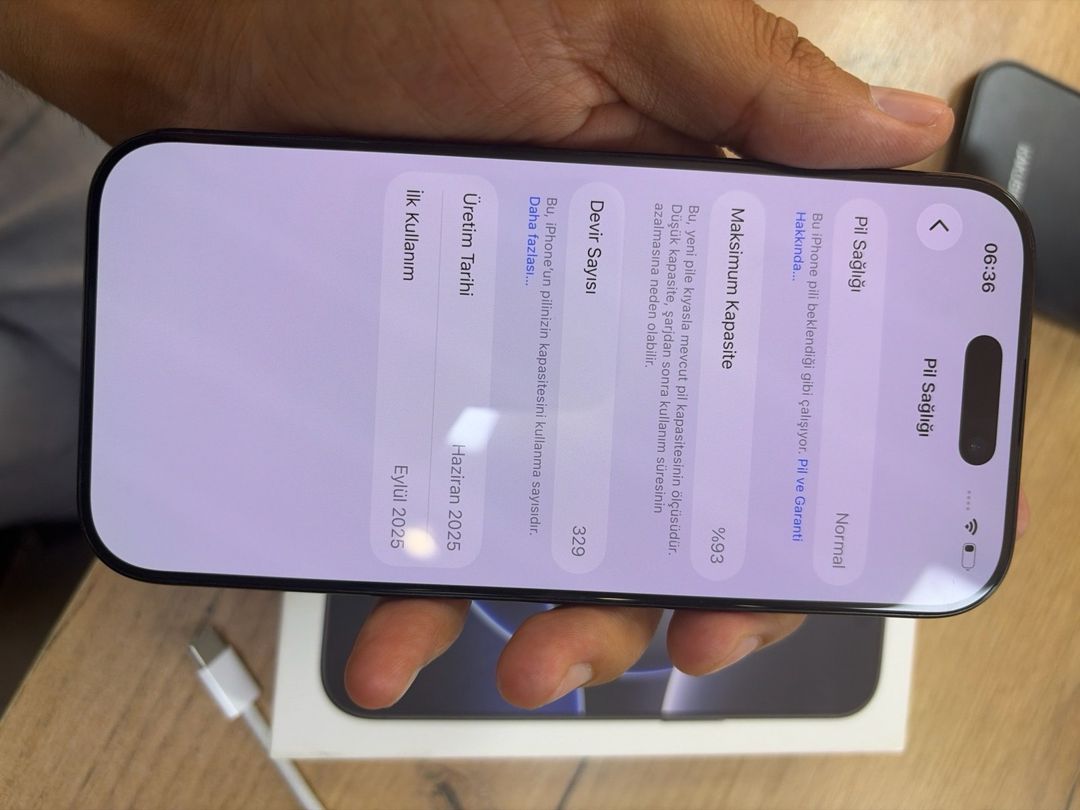 Apple iPhone 16 Pro Black Titanium 128GB/8GB — Smartfonlar, Bakı (7)