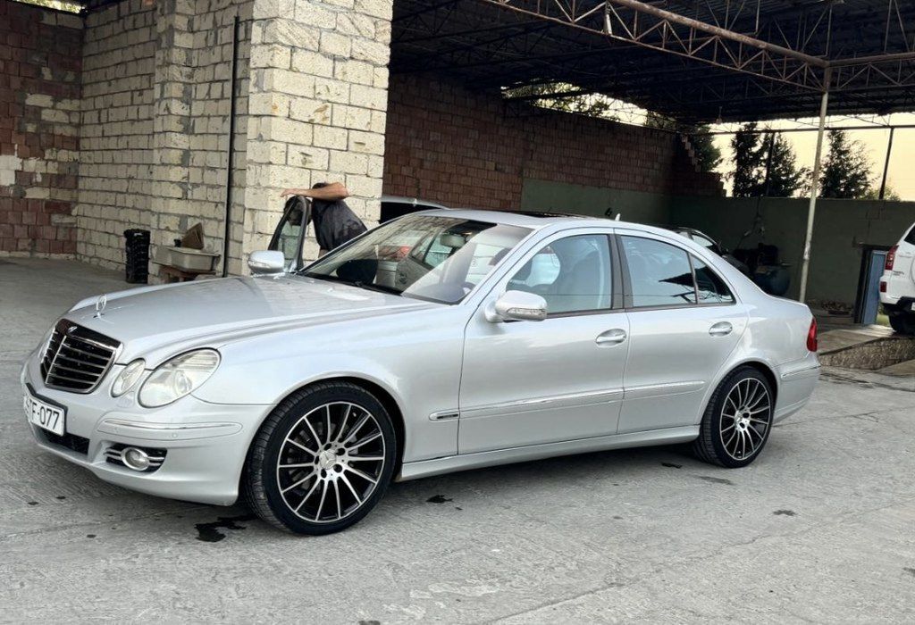Mercedes E 220, 2.2 L, 2007 il, 350 000 km — Avtomobillər, Şirvan (12)