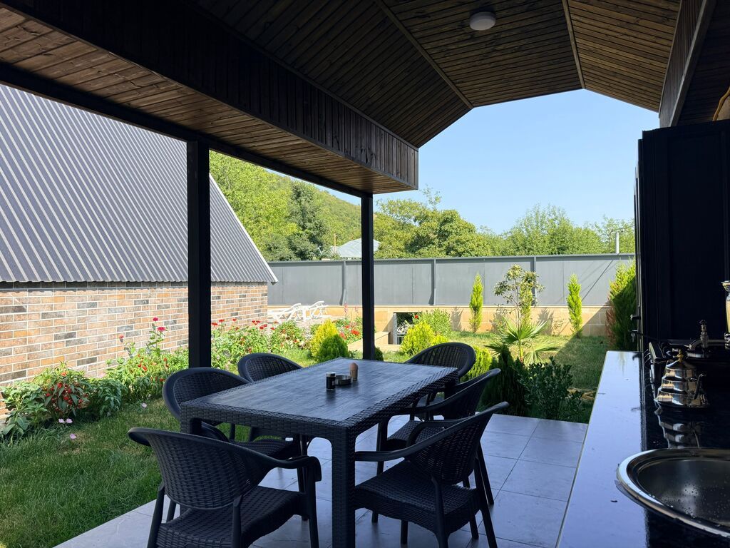 Qəbələ dağ mənzərəli A-frame villası – xüsusi həyətyanı sahə və şəxsi — Daşınmaz əmlak, Qəbələ (6)