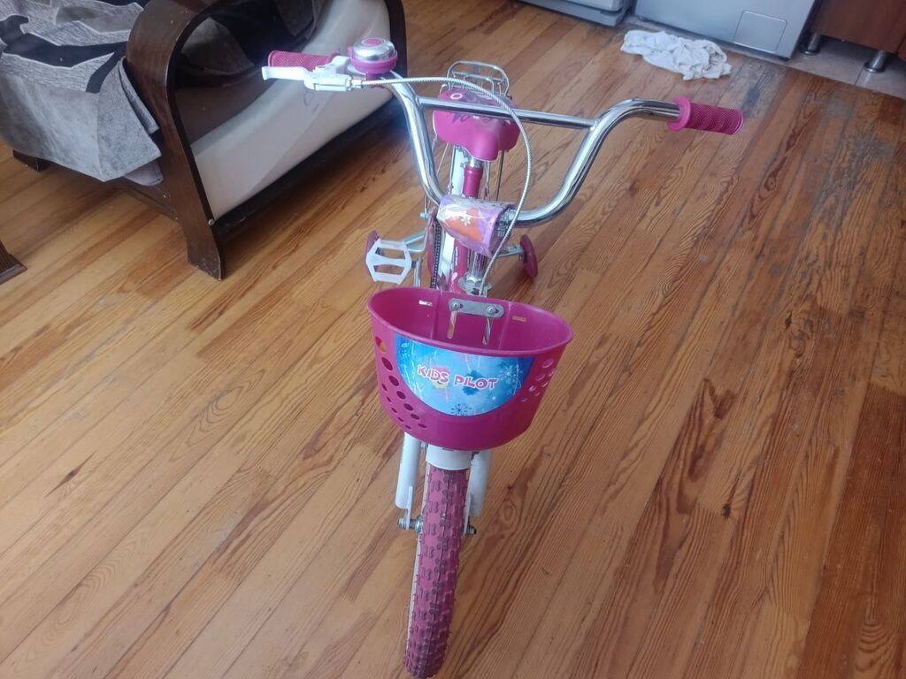Uşaq velosipedi – LADA SPORT/Kids Pilot dizaynlı, çəhrayı-ağ rəng — Uşaq velosipedləri, Bakı (2)