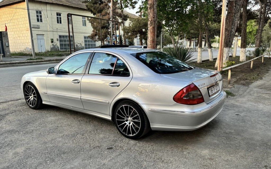 Mercedes E 220, 2.2 L, 2007 il, 350 000 km — Avtomobillər, Şirvan (11)