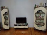 Qonaq otağı üçün vitrin və TV stendi dəsti - Tərkib: 2 ədəd şüşə — Furniture