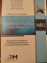 Rm nəşriyyatı MİQ üçün Azərbaycan dili test toplusu 18 manata alınıb — Kitablar və Jurnallar