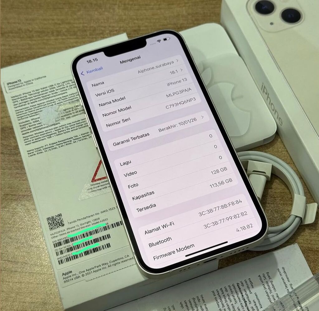 IPhone 11, 128 GB, Ağ, Zəmanət, Simsiz şarj, Face ID — Apple iPhone, Digah (6)