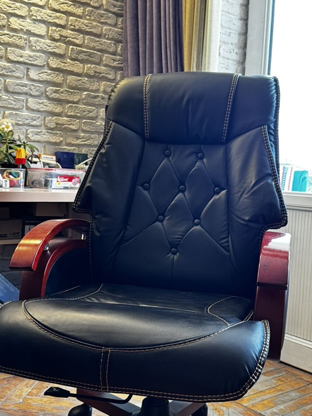 Direktor/ofis kreslosu/ kreslo Офисное кресло, Yaxşi vəziyyətdədir. В — Ofis mebeli, Bakı (2)