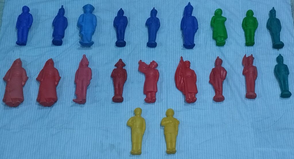 Plastik əsgər və fiqur dəsti Biri-12AZN - Müxtəlif ölçülü və formalı — Oyuncaqlar, Bakı
