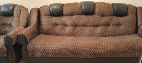 Yumşaq mebel dəsti – 3 yerlik divan + 2 ədəd kreslo - Üslub: Klassik — Xırdalan