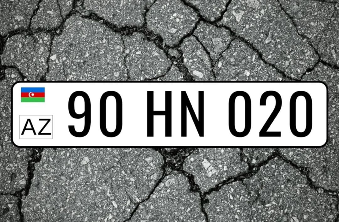Avtomobil qeydiyyat nişanı - 90-HN-020 — Avto, Bakı