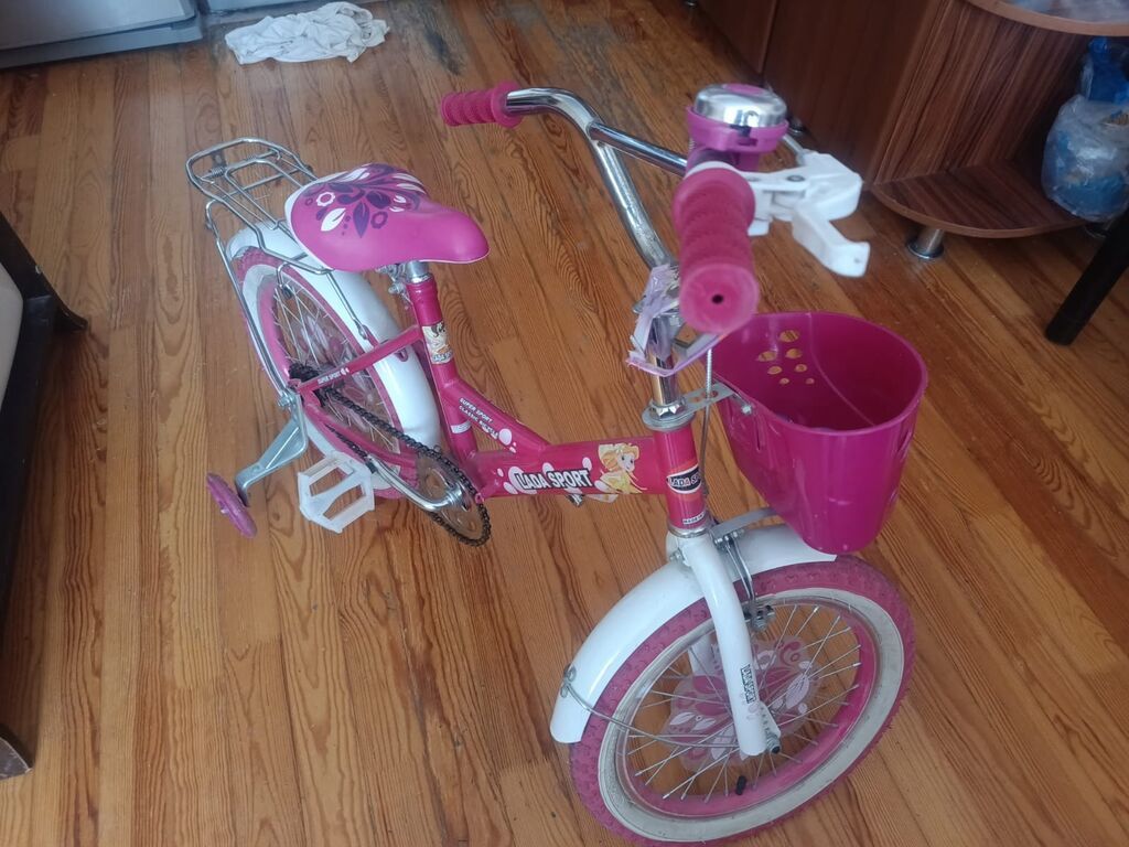 Uşaq velosipedi – LADA SPORT/Kids Pilot dizaynlı, çəhrayı-ağ rəng — Uşaq velosipedləri, Bakı (5)