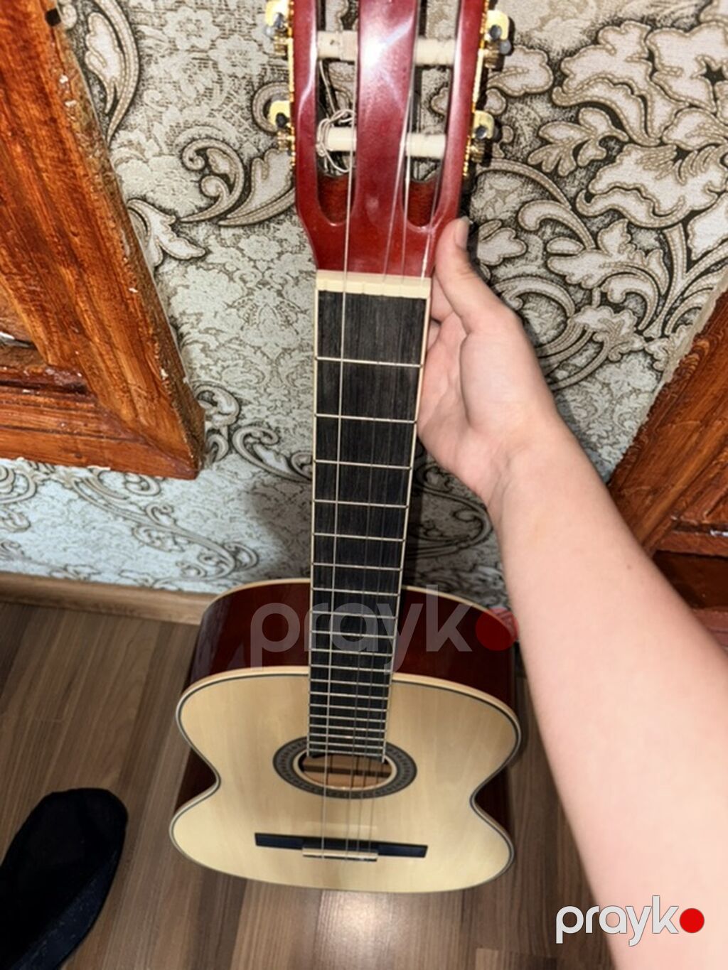 Klassik gitara + yumşaq çanta (brend: Qte) - Korpus: klassik forma — Mallar, Digah (5)