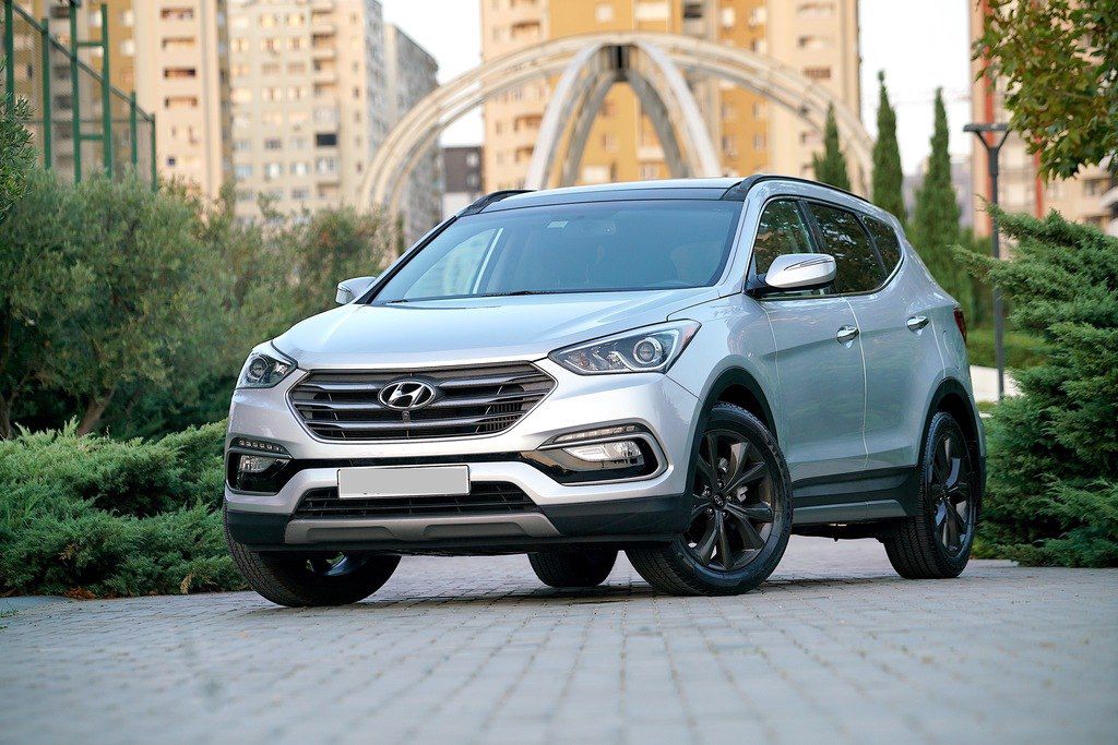 Hyundai Santa Fe, 2.0 L, 2017 il, 65 000 km — Avtomobillər, Bakı (3)