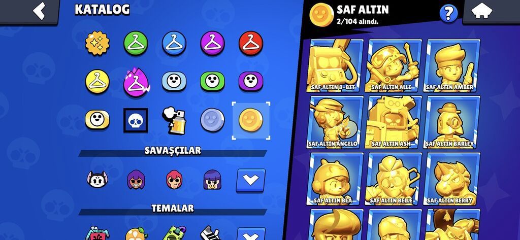 Brawl Stars oyun hesabı - Kupa: 110.118 - Profil səviyyəsi: 89 - — Mallar, Qobu (10)
