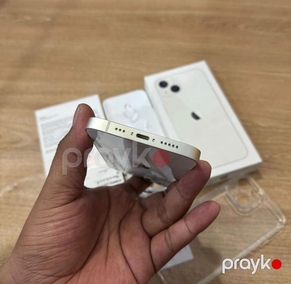 IPhone 13, 128 GB, Starlight, Zəmanət, Simsiz şarj, Face ID — Apple iPhone, Digah (5)