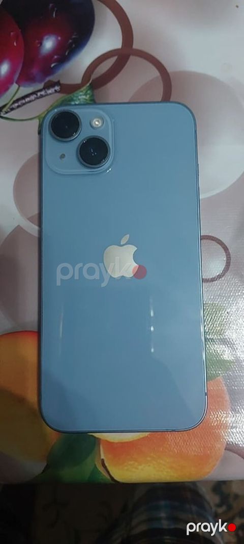 IPhone 13, 128 GB, Mavi, Zəmanət, Simsiz şarj, Face ID