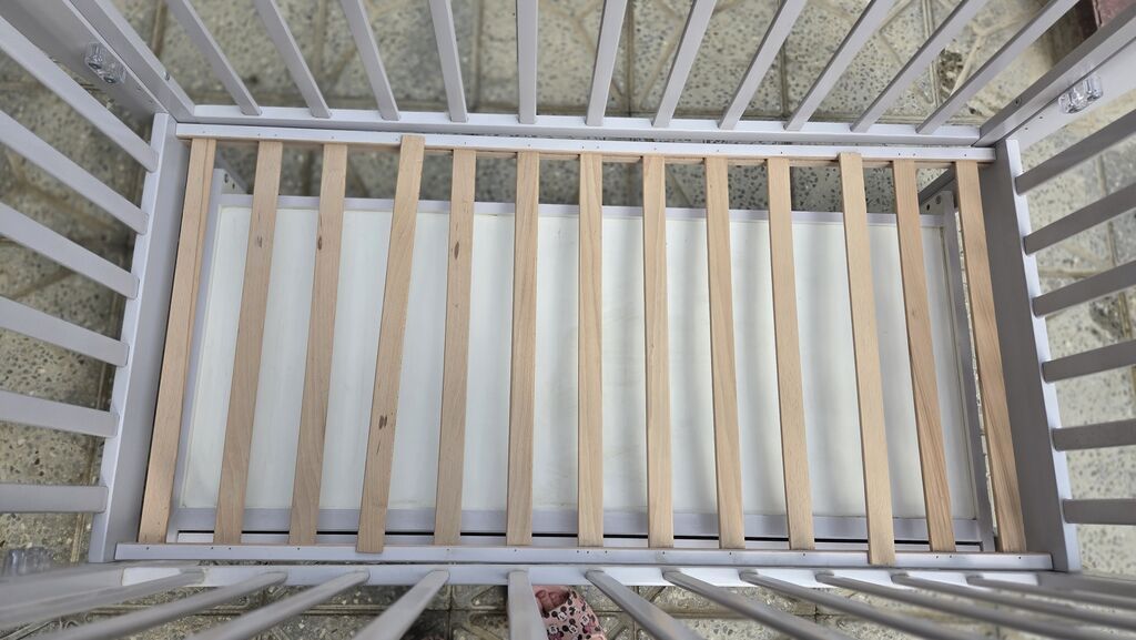Uşaq beşiyi – taxta çarpayı - Material: bərk ağac, ekoloji təmiz — Mebel, Bakı (6)