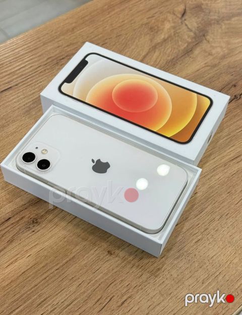 IPhone 12, 128 GB, Ağ, Zəmanət, Simsiz şarj, Face ID