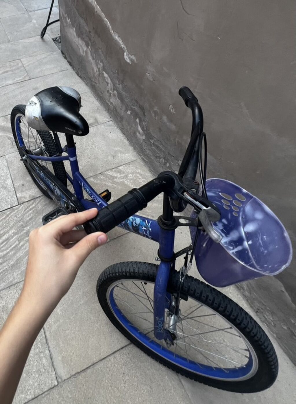 Uşqalar üçün velodioed -ayaq ile tormuz -goy reng — Uşaq velosipedləri, Bakı