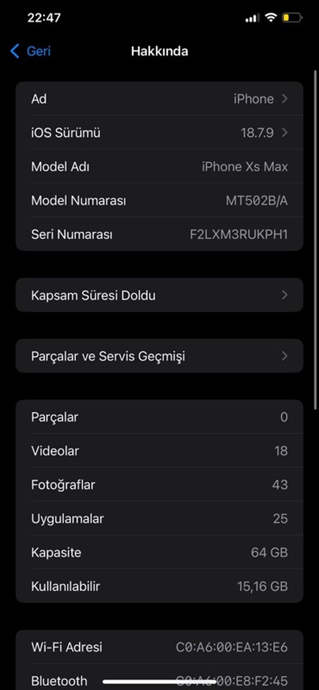 IPhone Xs Max, 64 GB, Qara, Face ID — Apple iPhone, Tovuz (4)