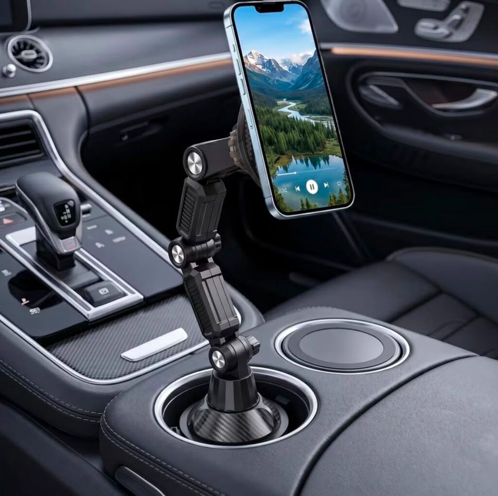 Avtomobil üçün maqnitli telefon tutacağı – stəkanlıq üçün 360° — Avto, Bakı (3)