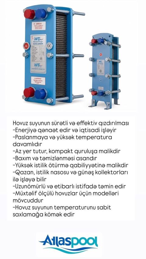 Hovuz suyunu qızdıran cihaz Esegör