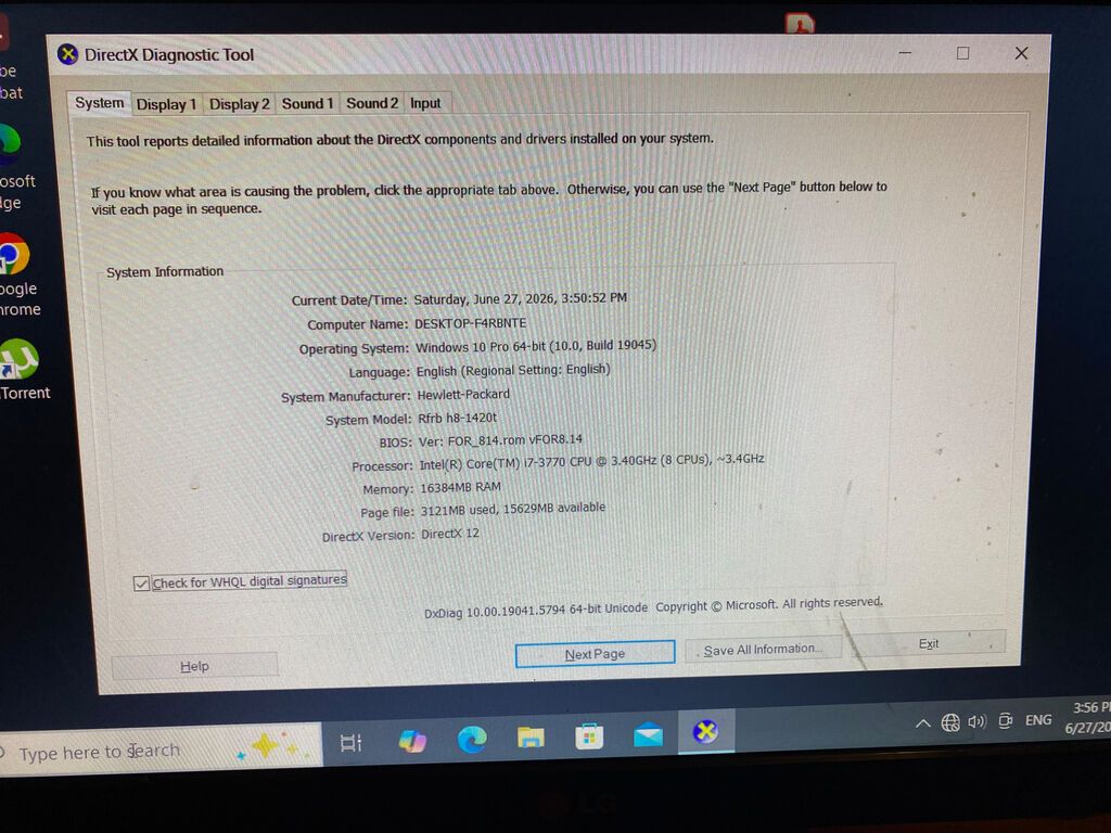 Processor core i7 Gen 3 HDD 500 GB 16 RAM Videocard 1GB 2 Monitor — Elektronika, Bakı (3)