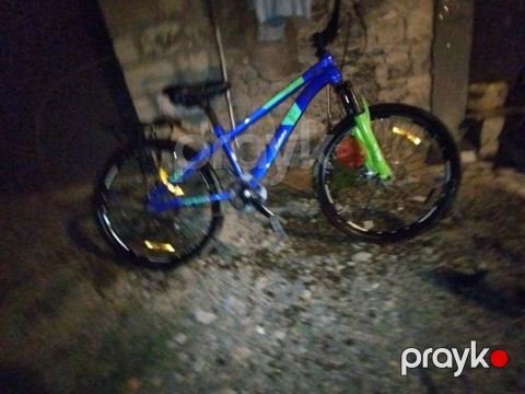 24 dükdür Velosiped – dağ/şosse tipli hibrid - Rəng: mavi-göy korpus