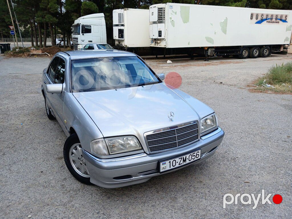 Mercedes C 240, 2.4 L, 1999 il, 281 000 km 10-ZM-056 — Avtomobillər, Bakı (2)