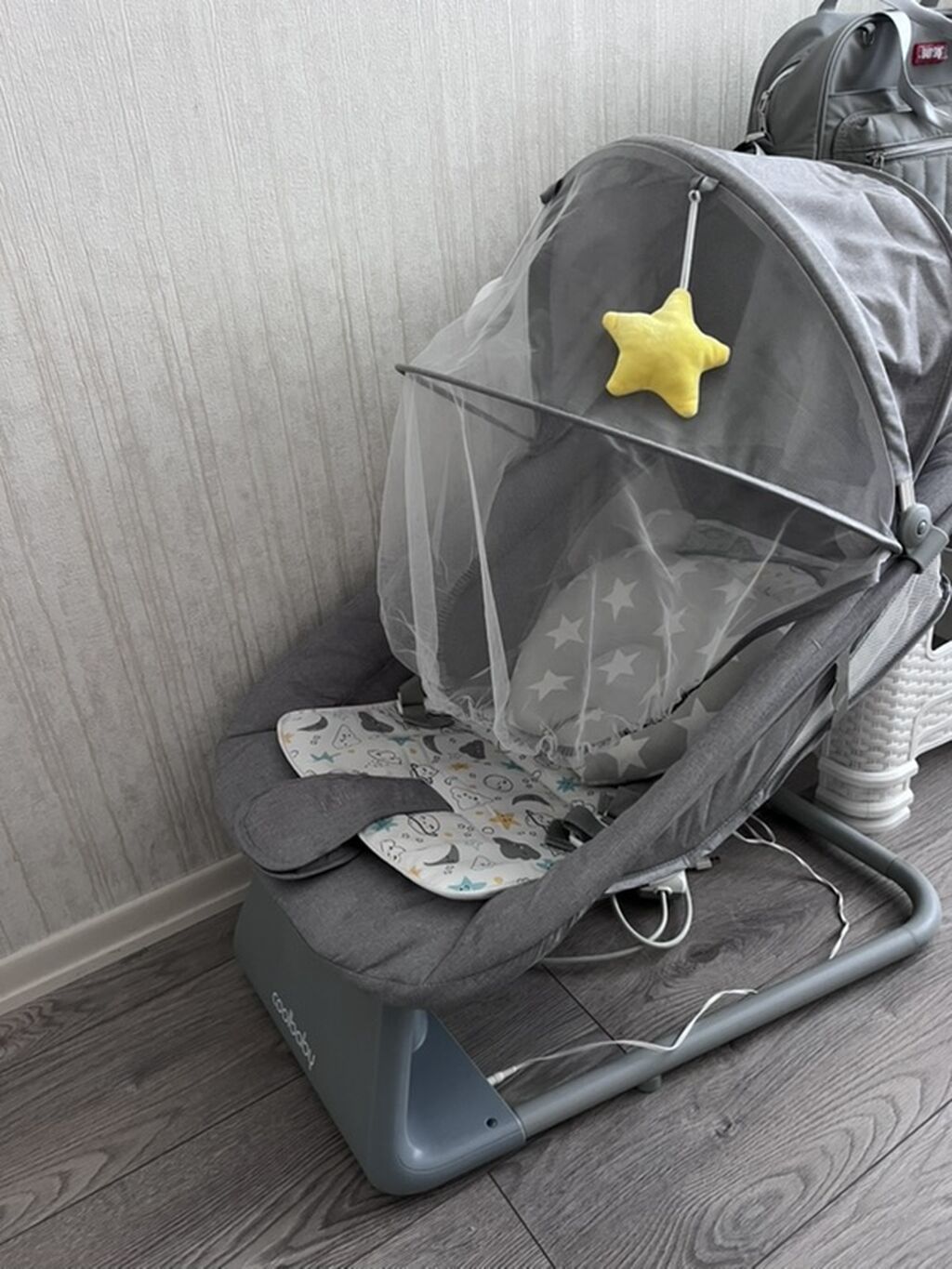 Coolbaby uşaq beşiyi/elektrik yelləncəyi Tezedir az islenib pul — Mebel, Xırdalan (2)
