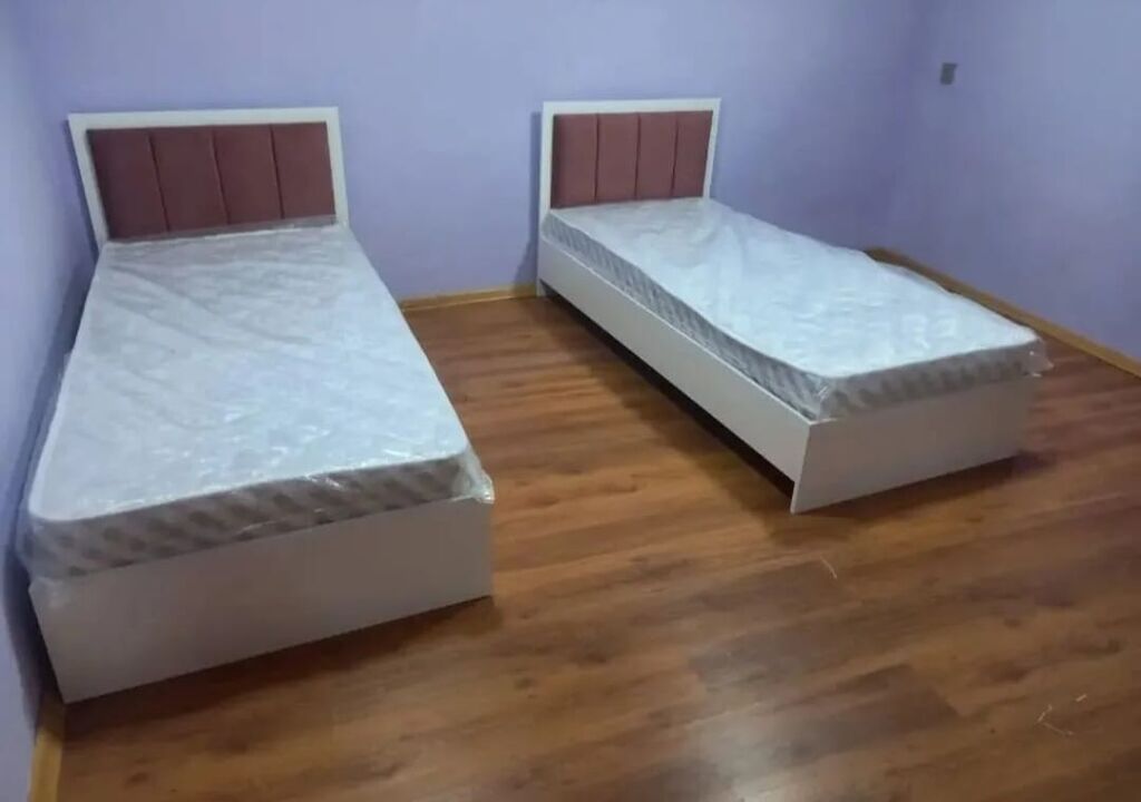 Oğlan və qız üçün, Yeni, 2 təknəfərlik çarpayı, 2 tumba — Mebel, Digah (7)