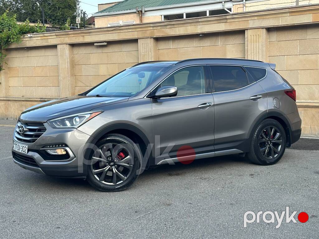 Hyundai Santa Fe, 2.0 L, 2017 il, 136 000 km — Avtomobillər, Bakı (6)