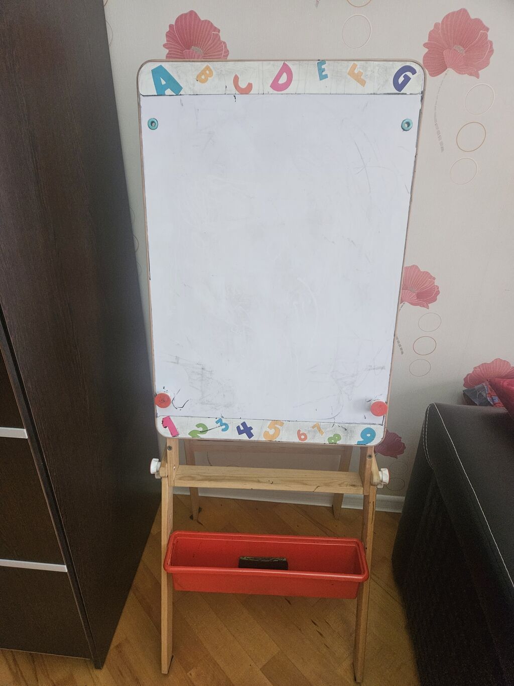 Uşaqlar üçün ikitərəfli rəsm-yazı lövhəsi - Çərçivə: taxta karkas — Oyuncaqlar, Digah (2)