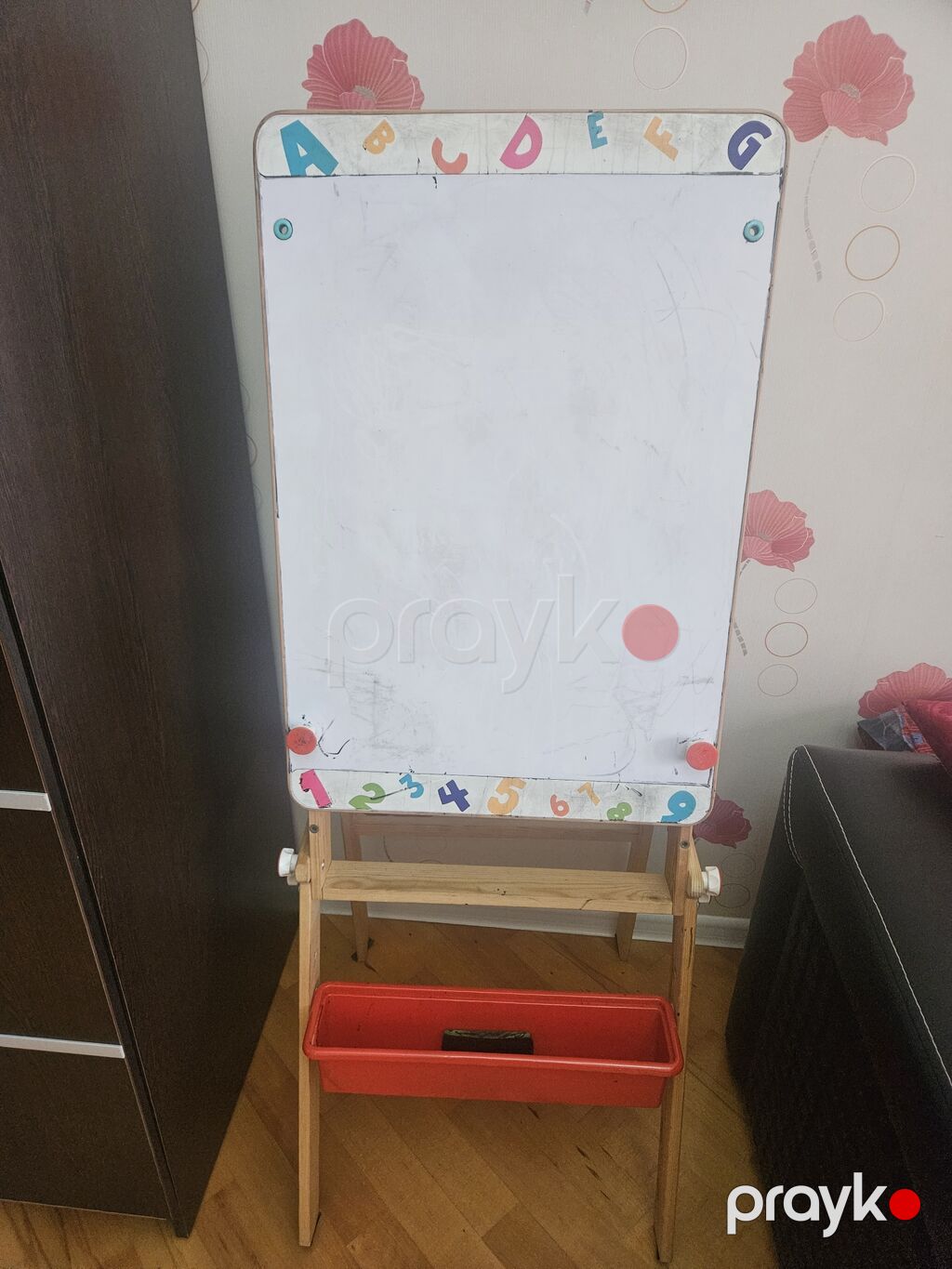 Uşaqlar üçün ikitərəfli rəsm-yazı lövhəsi - Çərçivə: taxta karkas — Oyuncaqlar, Digah (2)