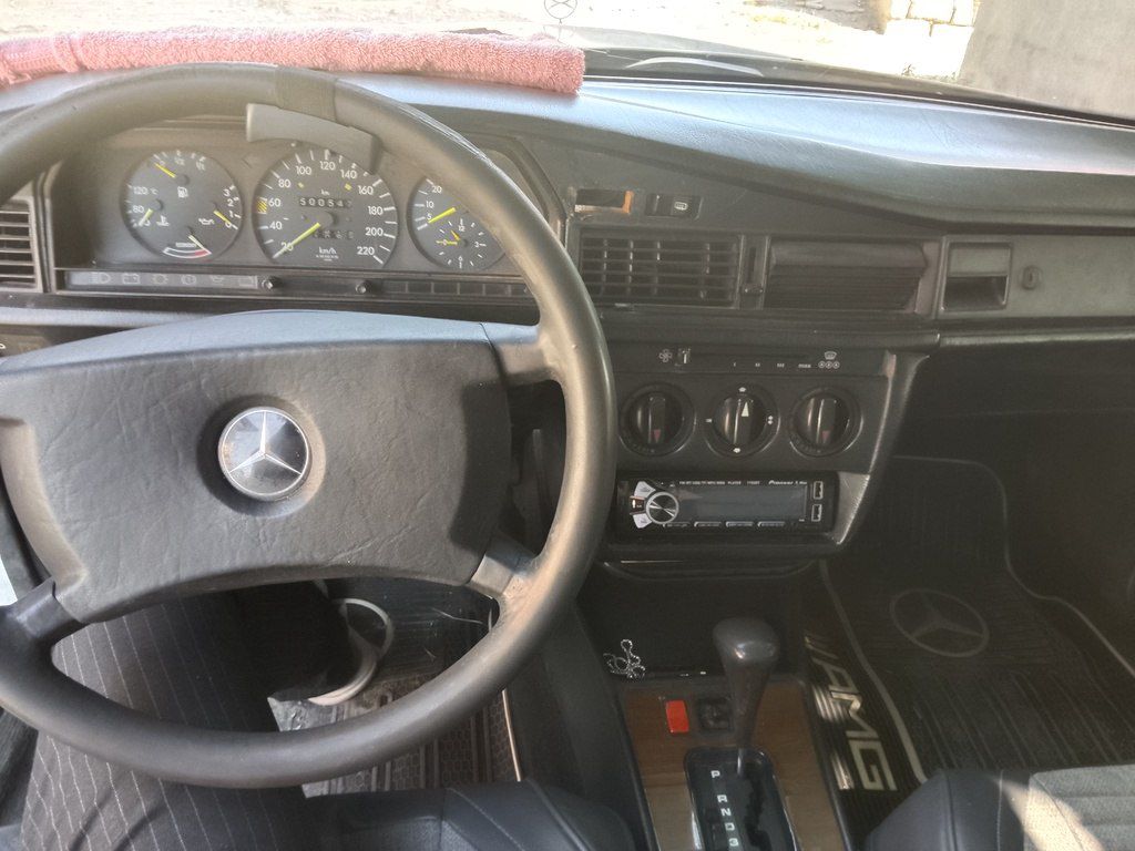 Mercedes 190, 2.0 L, 1989 il, 500 000 km — Avtomobillər, Şəki (2)