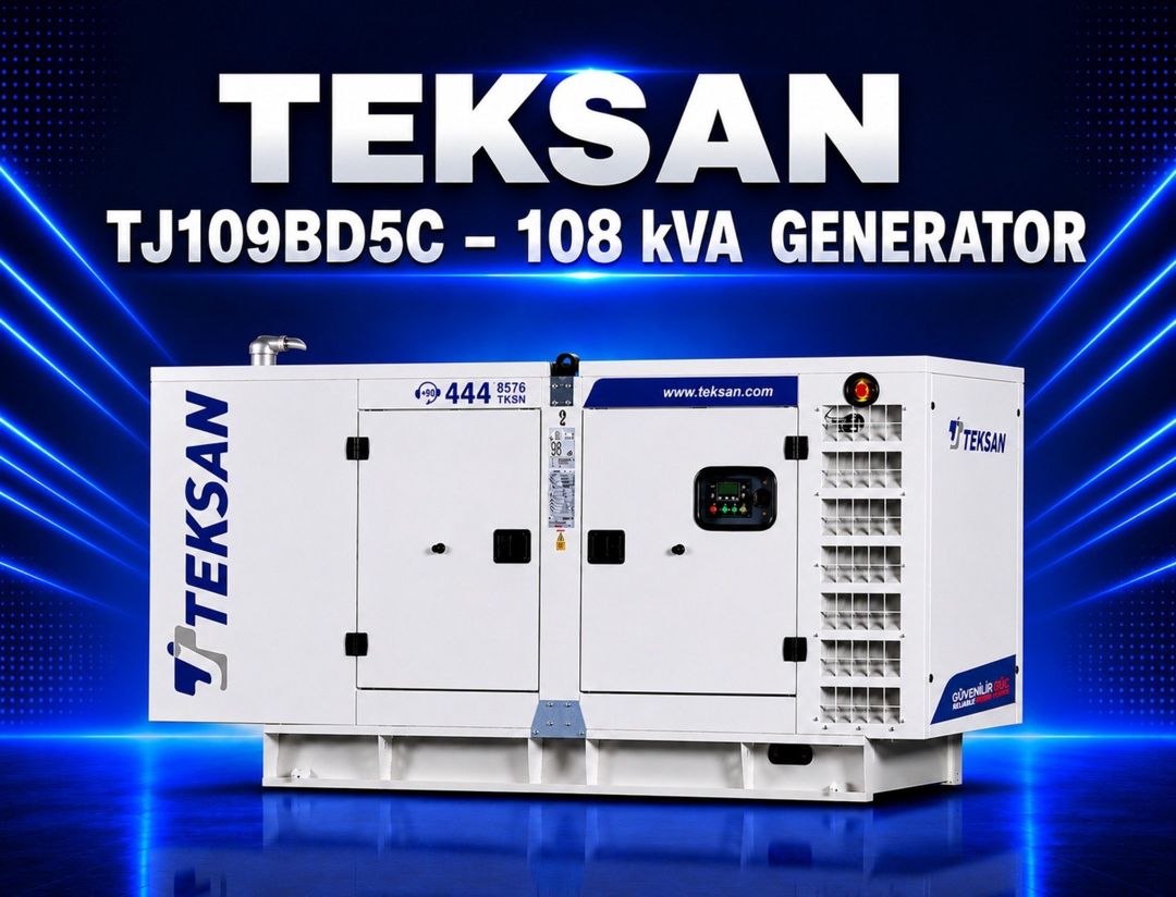 TEKSAN TJ109BD5C – 108 kVA Dizel Generator — Biznes və avadanlıq, Bakı