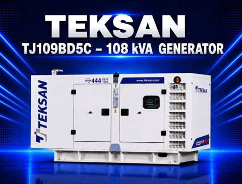 Teksan TJ109BD5C – 108 kVA Dizel Generator — Sönməz Elektrik MMC