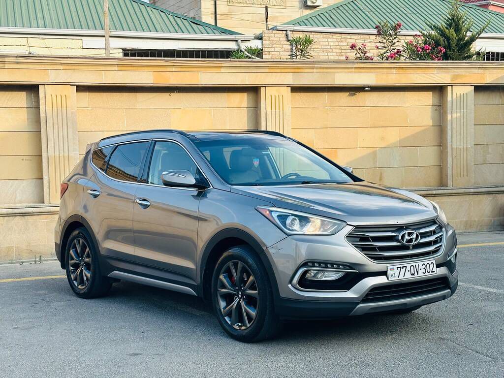 Hyundai Santa Fe, 2.0 L, 2017 il, 136 000 km — Avtomobillər, Bakı (3)