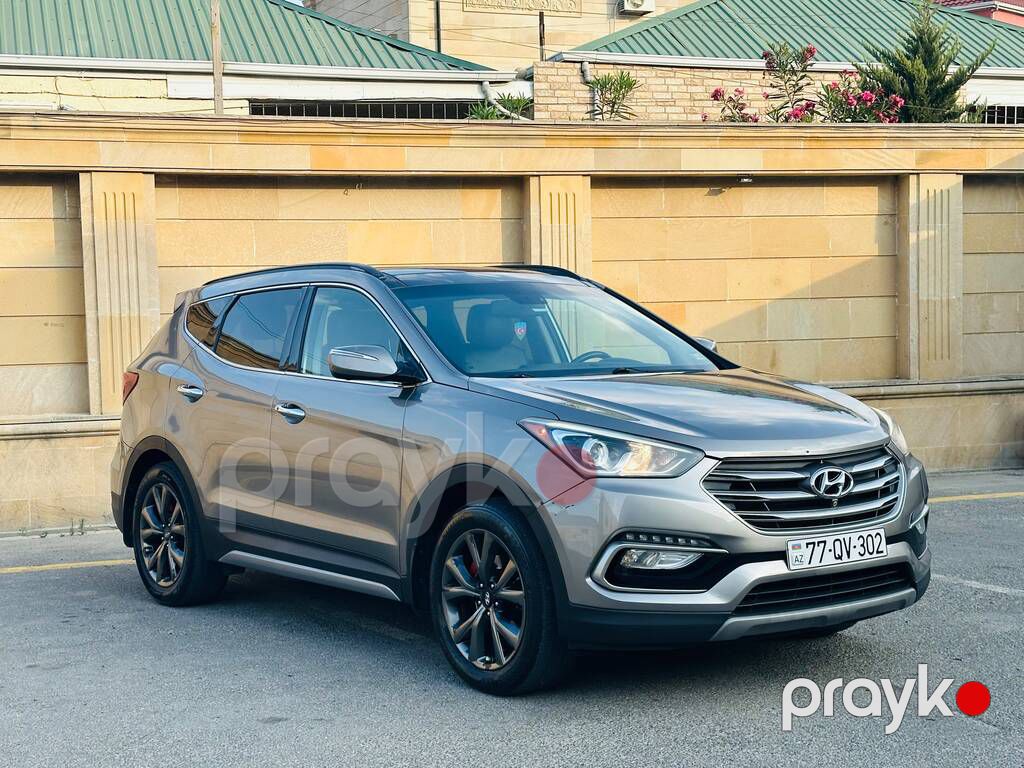 Hyundai Santa Fe, 2.0 L, 2017 il, 136 000 km — Avtomobillər, Bakı (3)