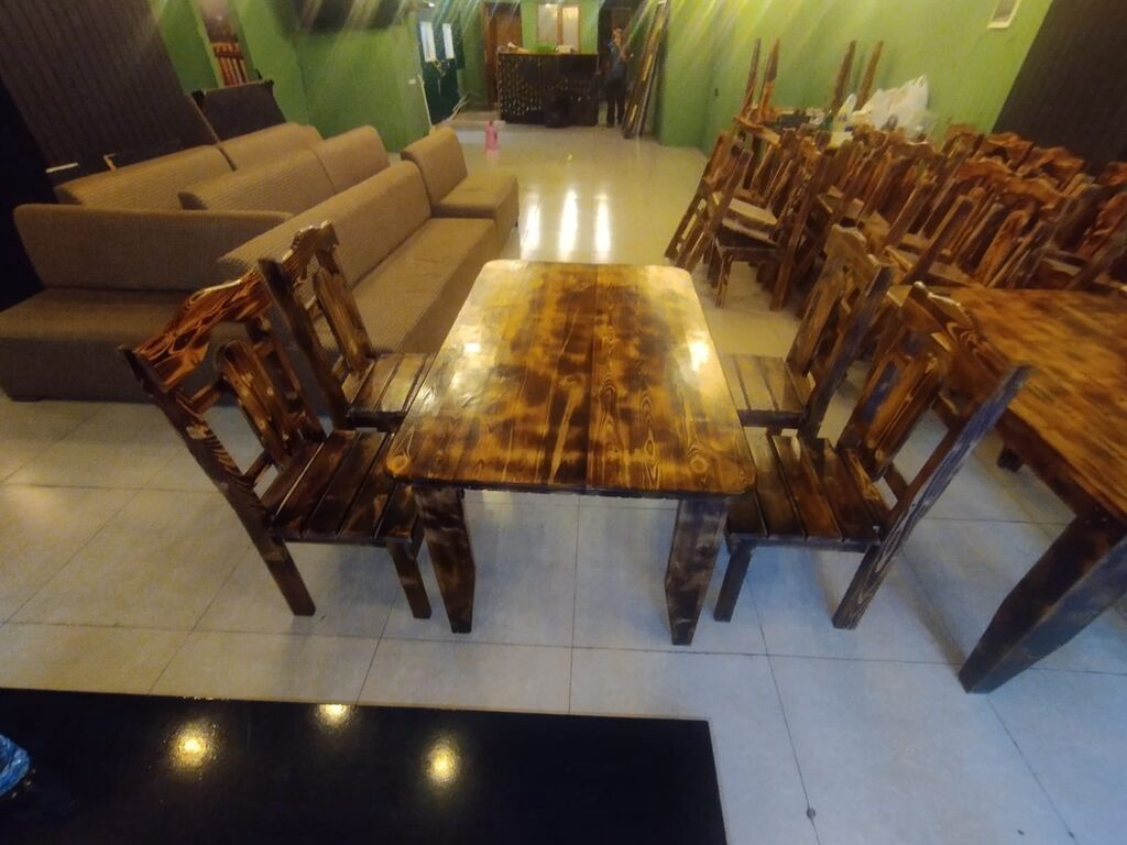 Pub,restoran,cay evi ucun 7 eded masa desti satilir Yenidir. Qiymet — Mebel, Bakı (4)