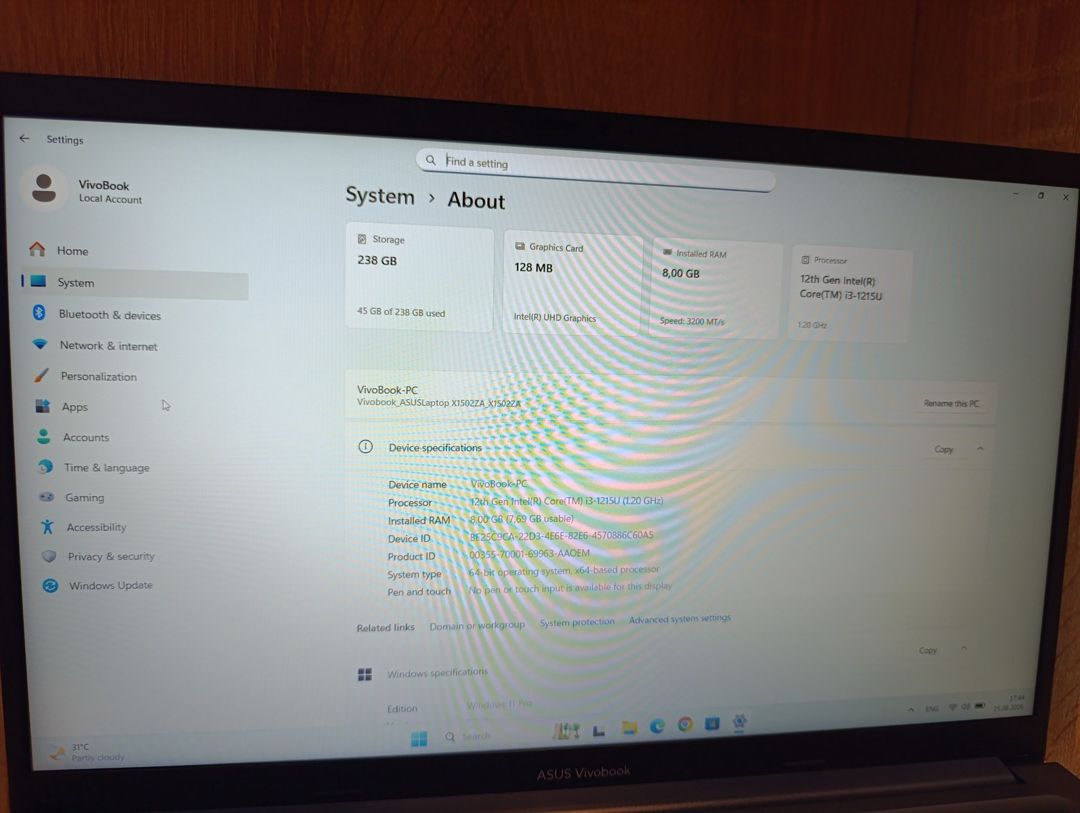 Asus VivoBook X1502ZA — Elektronika, Bakı (10)