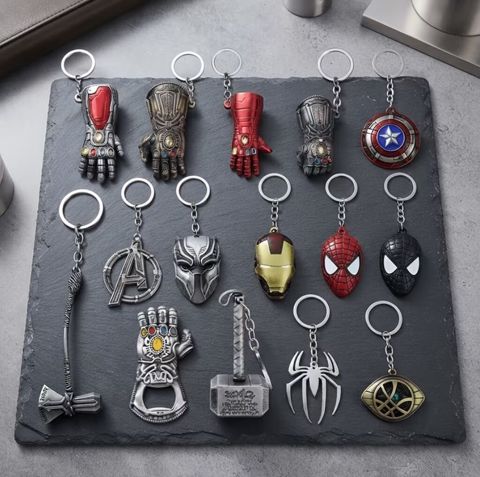 Marvel temalı metal açarlıq kolleksiyası: - Material: metal ərinti — Bakı
