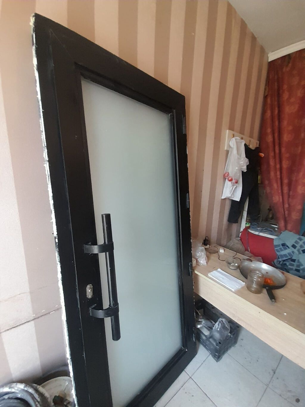 Blok üçün İşlənmiş Giriş qapısı 80x209 sm Zəmanətsiz, Ödənişli quraşdırma, Pulsuz çatdırılma — Mallar, Bakı (9)