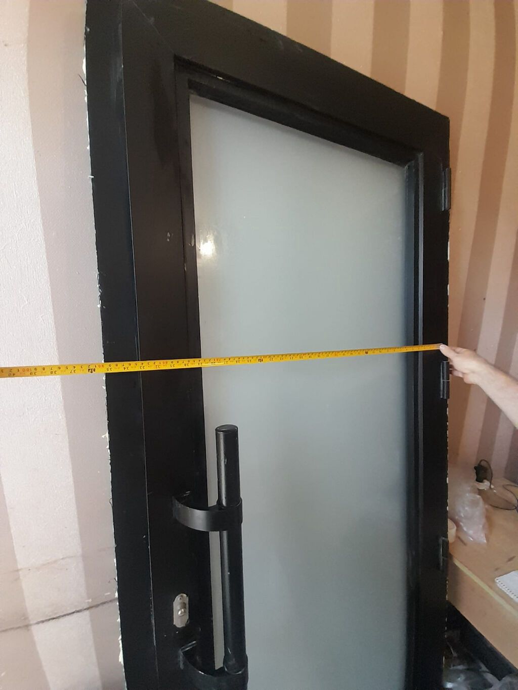 Blok üçün İşlənmiş Giriş qapısı 80x209 sm Zəmanətsiz, Ödənişli quraşdırma, Pulsuz çatdırılma — Mallar, Bakı (6)