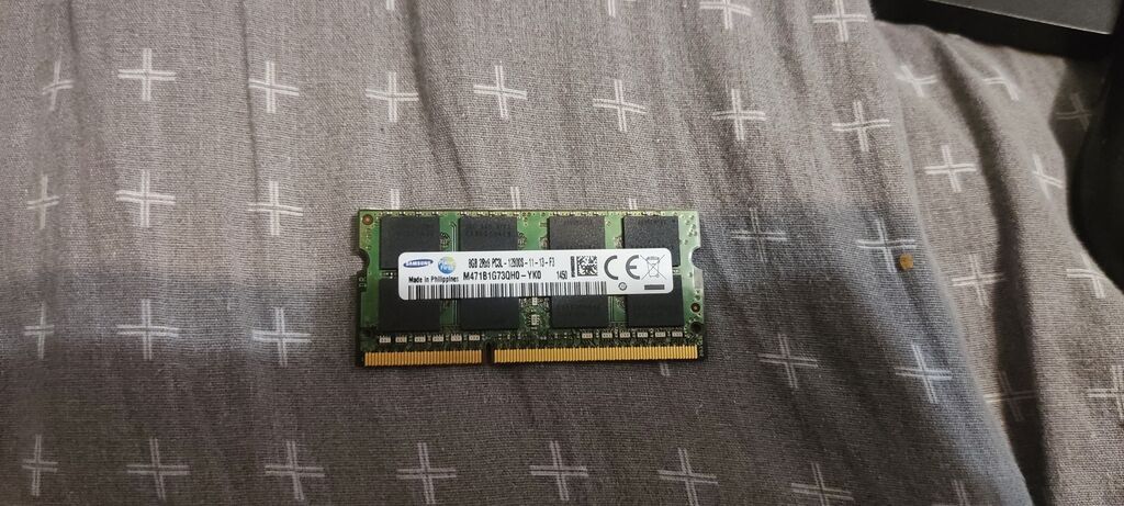 Noutbuk üçün RAM Format DDR3L 1.Samsung PC3L 8GB - 30 manat 2.STAR DDR — Elektronika, Bakı