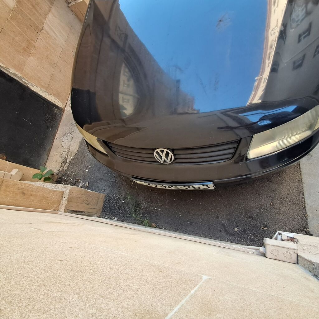 Volkswagen Passat B5, sedan kuzov, qara rəng. Mator yeni dəyişilib — Avto, Bakı (3)