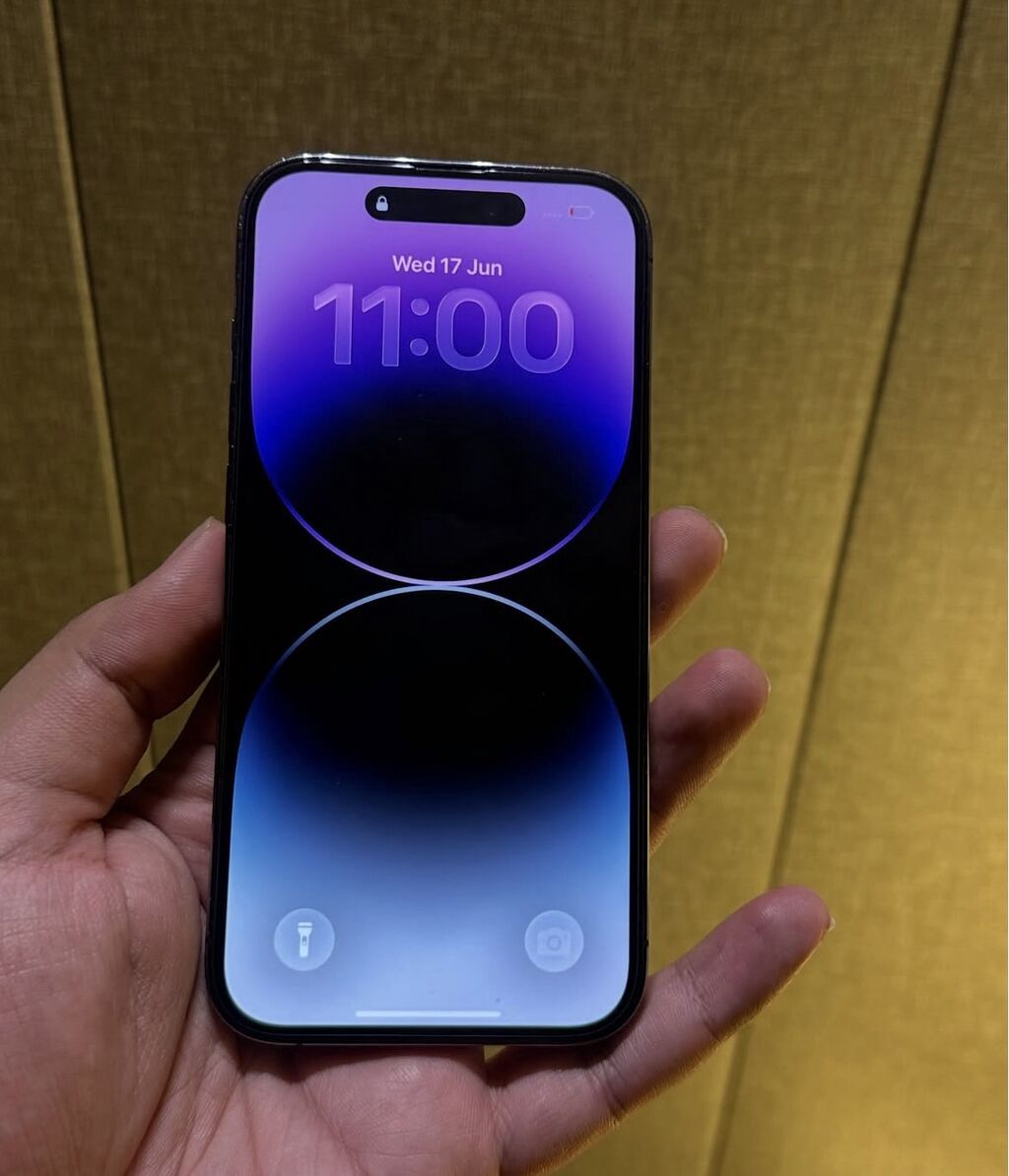 IPhone 14 Pro, 256 GB, Deep Purple, Zəmanət, Qırıq, Simsiz şarj — Apple iPhone, Bakı (6)