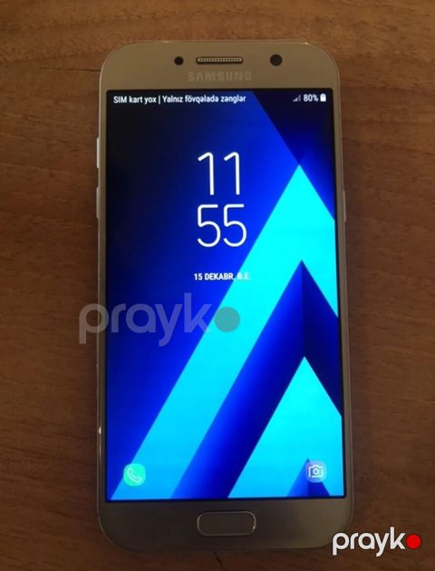 Samsung Galaxy A5 2017, rəng - Gümüşü, Barmaq izi